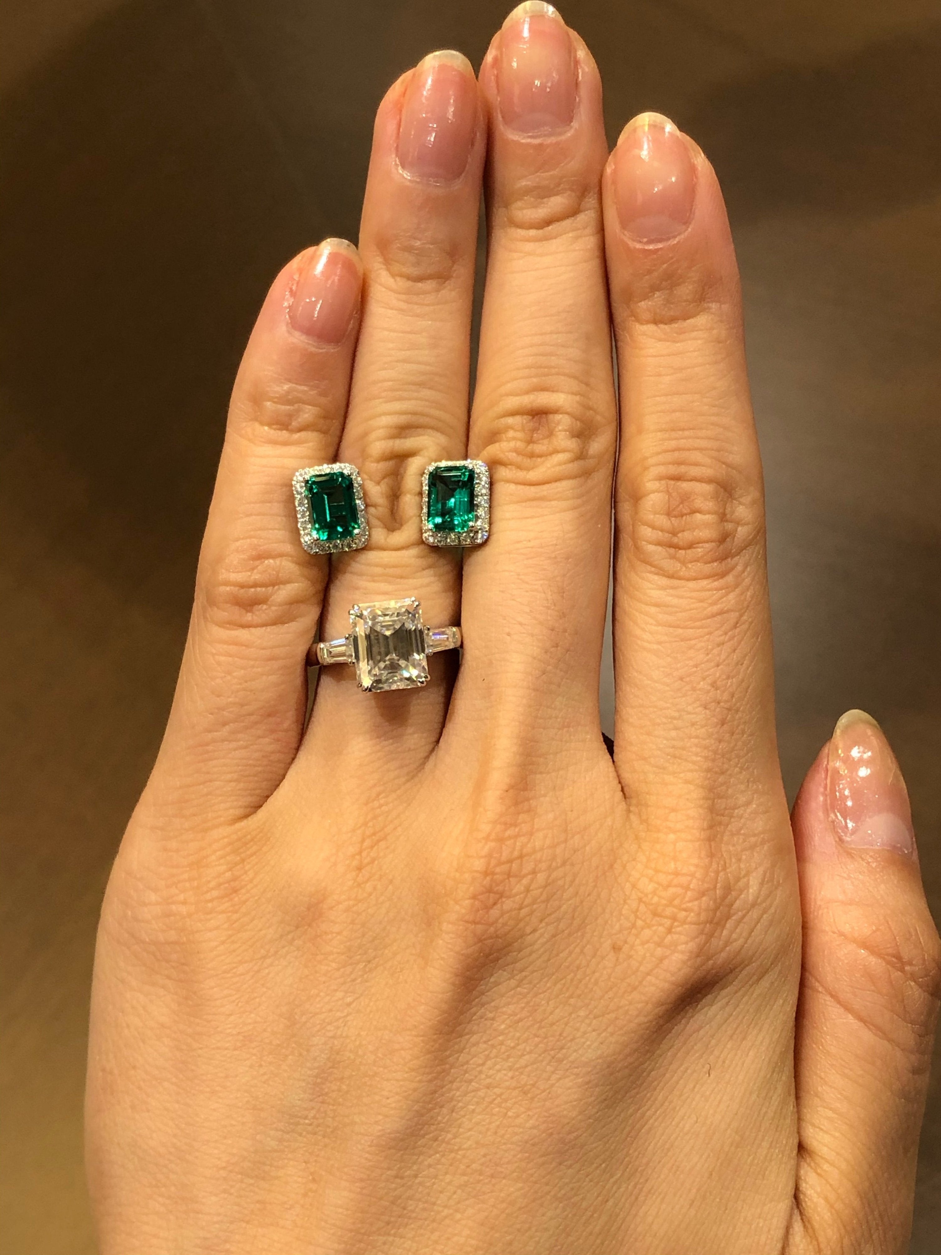 エメラルドカット5.0ct モアサナイト　3号 モアサナイトの エメラルドカット について – RADIANN