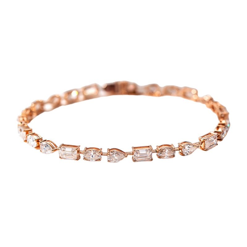 Fancycut 17ct bracelet moissanite ファンシーカット 約17カラット  