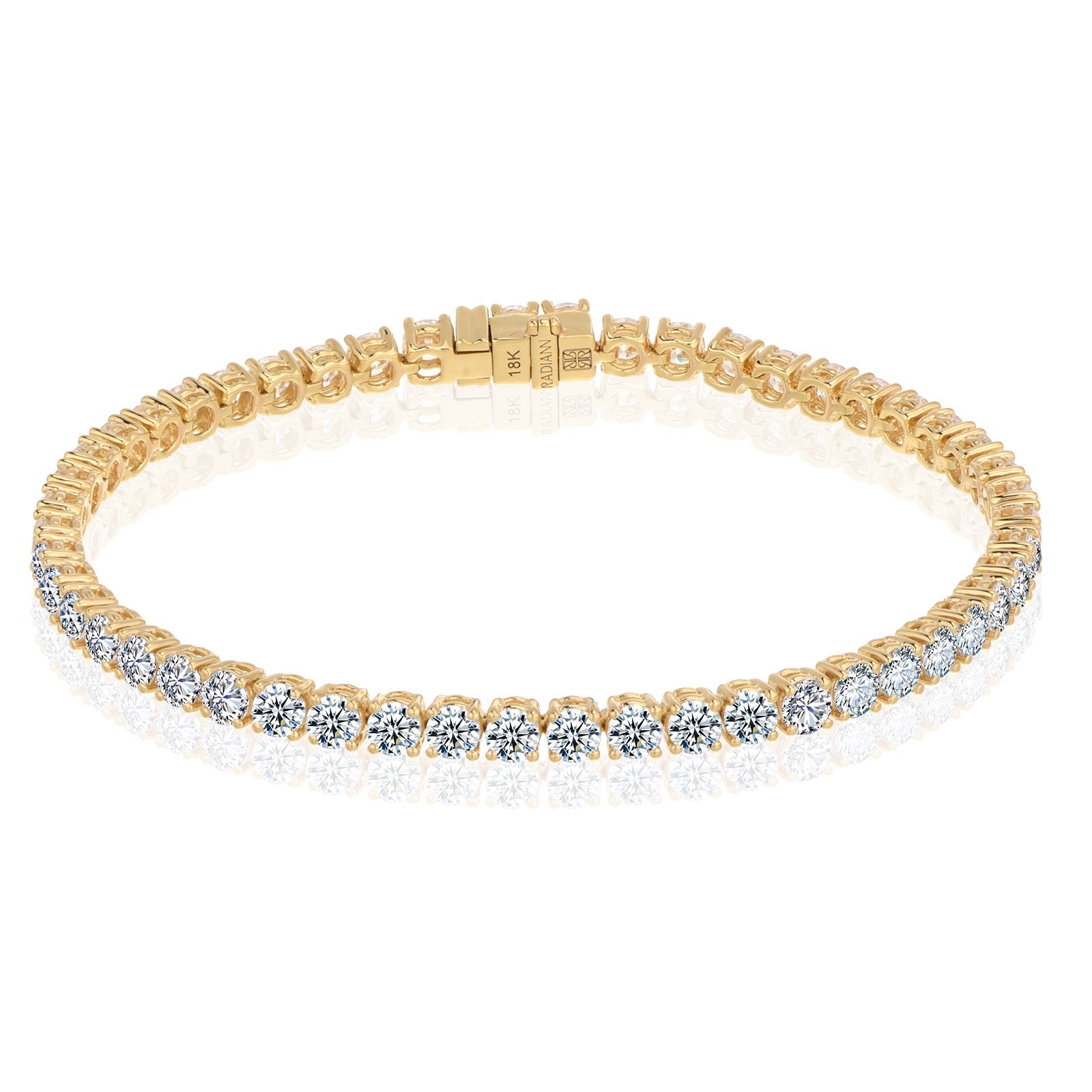 モアサナイト ブレスレット ロンバス17cm 【Ron17】 モアサナイト