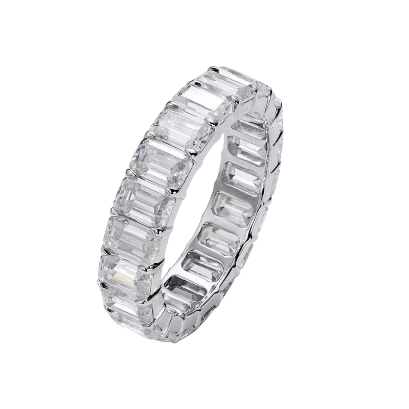 Anz様!新作♡♡最高級モアサナイト ラウンド&エメラルドカット フル Anz様!新作♡♡最高級モアサナイト ラウンド&エメラルドカット フル