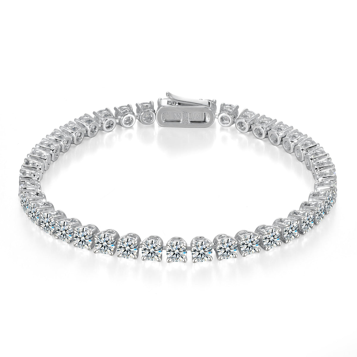 ひろ❣️お取り置き❣️￼天然ルビーモアサナイトブレスレット GYPPHY - SINGLE MOISSANITE BRACELET / シングル モアサナイト