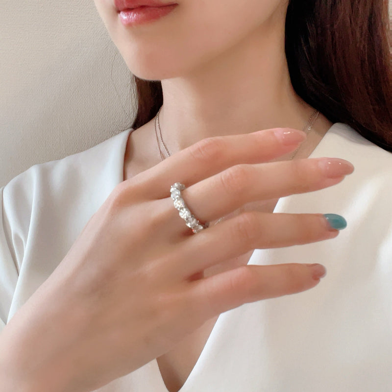 フルエタニティセレブリング - RADIANN moissanite fine jewelry | モアサナイトファインジュエリーリング5ct