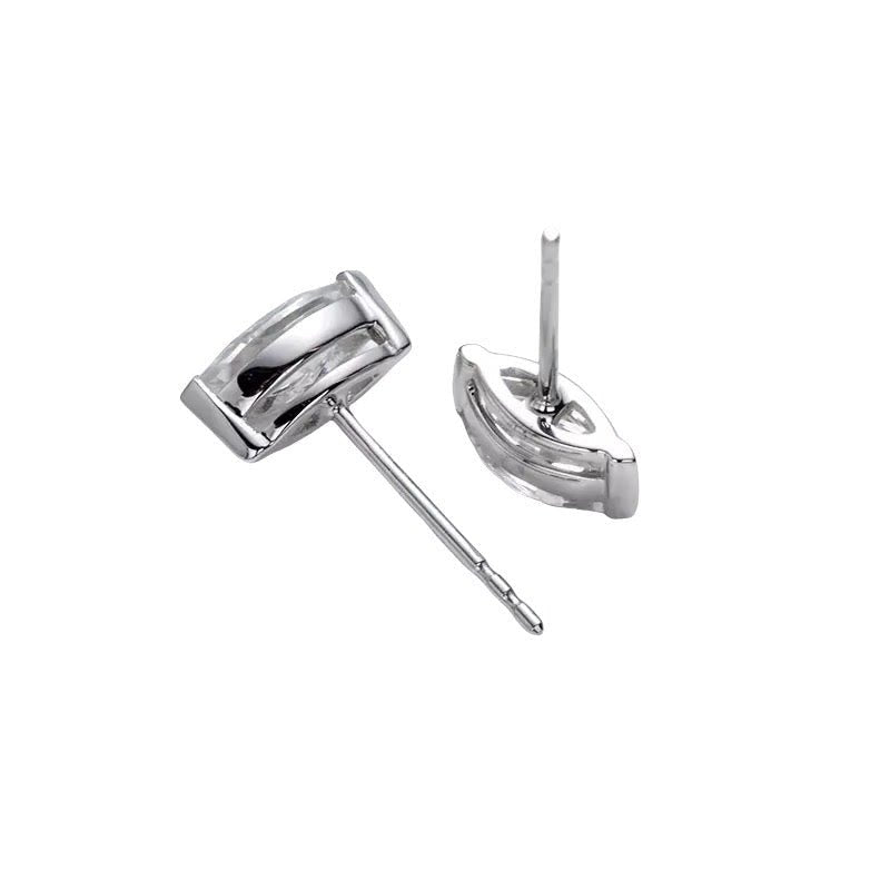 マーキース カットスタッドピアス - RADIANN moissanite fine jewelry | モアサナイトファインジュエリーピアスマーキース カットスタッドピアス